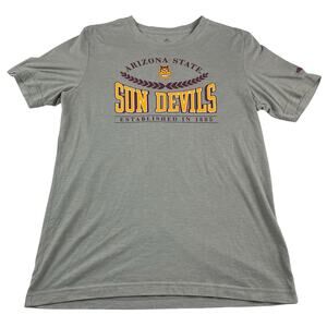 Adidas Arizona State Sun Devils Gray Tee Mens Size Small